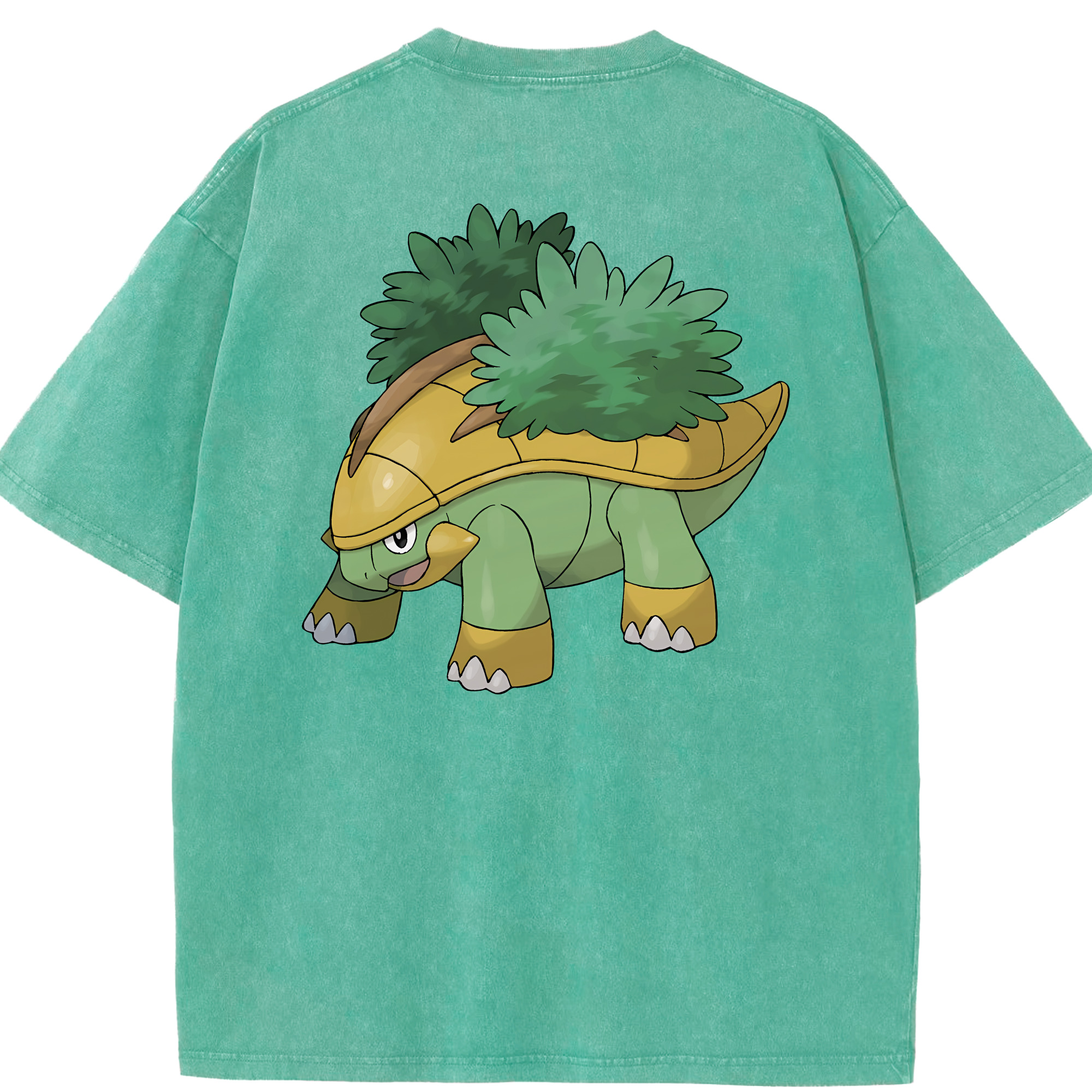 （画像用） ポケットモンスター Pokémon 綿100% ヴィンテージ風 半袖Tシャツ（背面プリント）